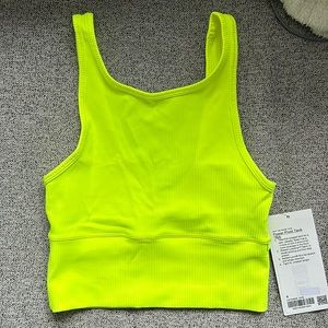 NWT Lululemon Power Pivot Ribbed Tank Top